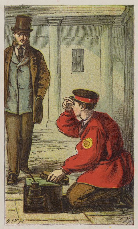 Skosort (farve litho) af H.W. (after) Petherick