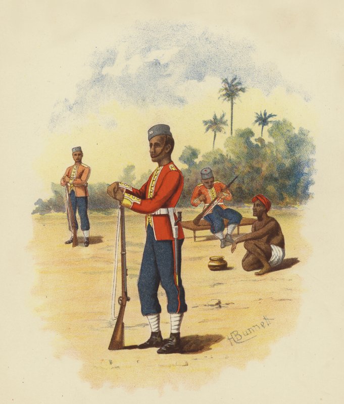 11. bengalske indfødte infanteri af H. Bunnett