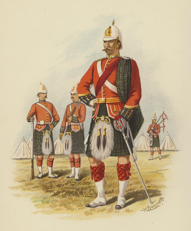 Den 5. kongelige skotte af Canada, Montreal af H. Bunnett