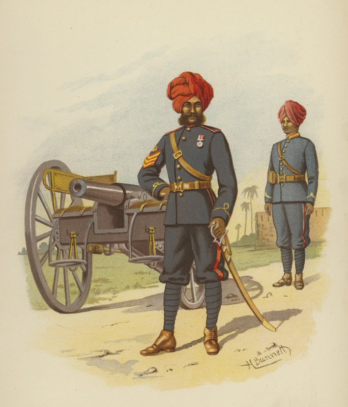 Bombay-artilleriet af H. Bunnett