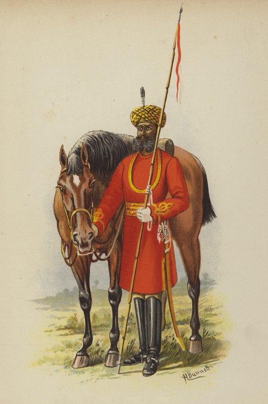 Generalguvernørens livgarde, Calcutta af H. Bunnett