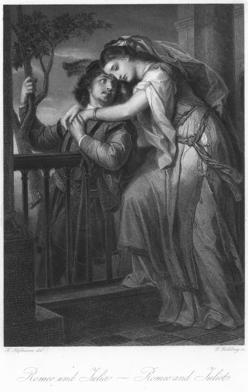 Balkonscene fra Romeo og Julie af H. Hofmann
