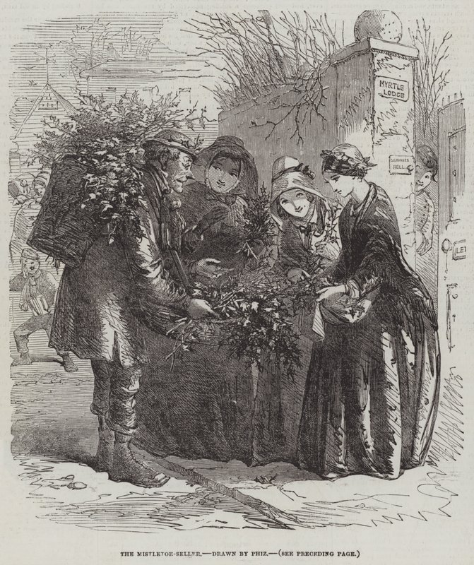 Misteltensælgeren af Hablot Knight Browne