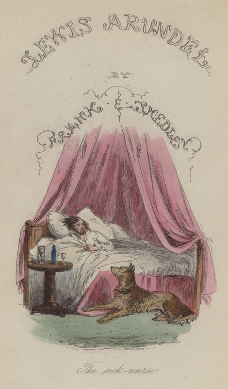 Illustration til Lewis Arundel eller The Railroad of Life af Frank E Smedley (farvet gravering) af after Hablot Knight Browne