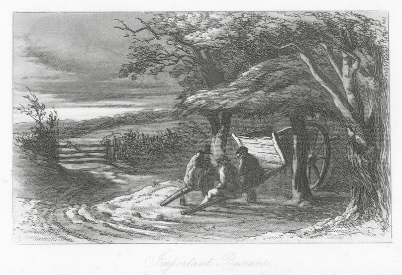 Londons gader: Important Business (gravering) af Hablot Knight (1815 92) Browne
