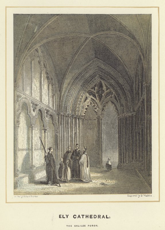 Ely-katedralen, Galilæa-verandaen af Hablot Knight Browne