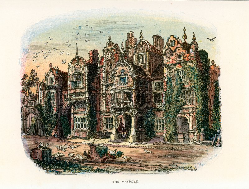 Illustration til Barnaby Rudge. af Hablot Knight Browne