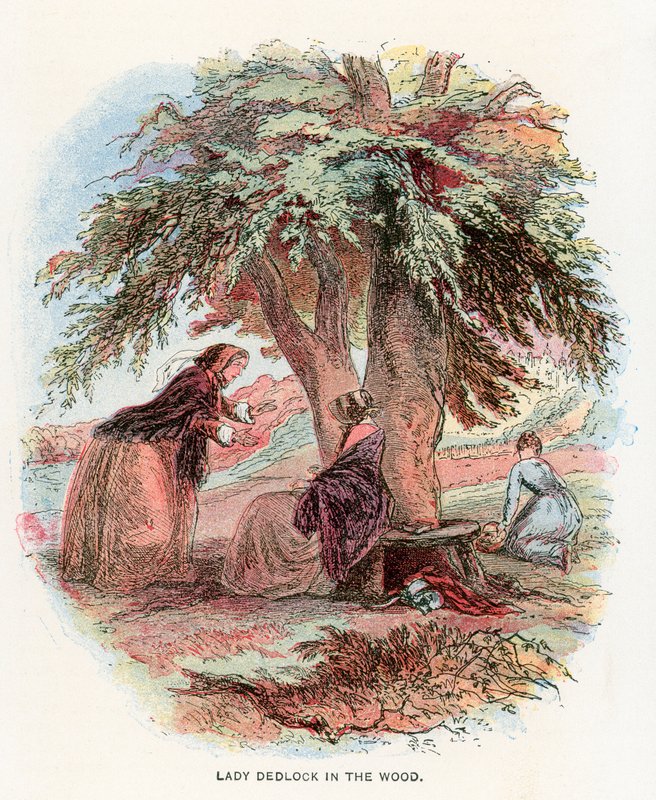 Illustration til Bleak House af Hablot Knight Browne