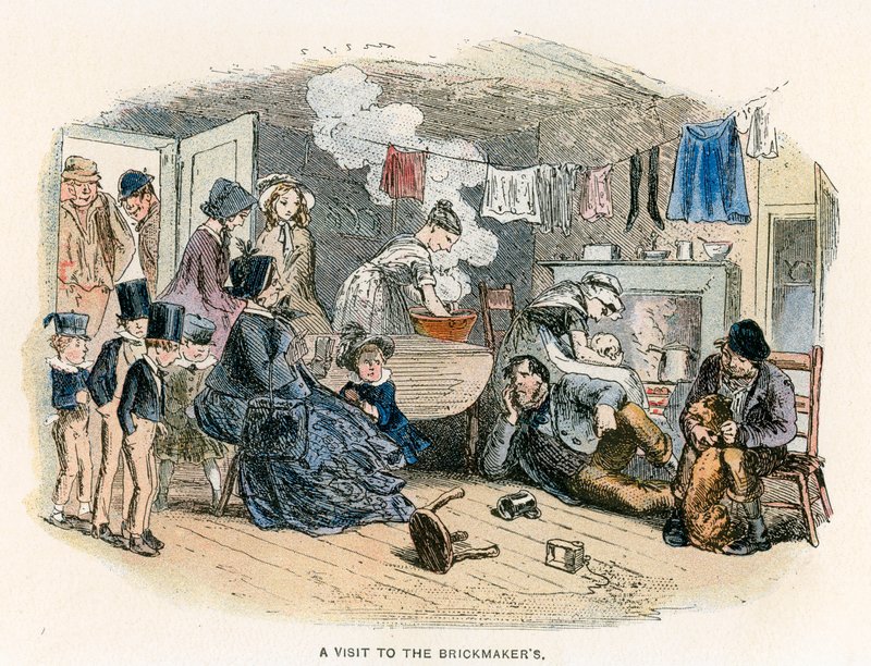 Illustration til Bleak House af Hablot Knight Browne
