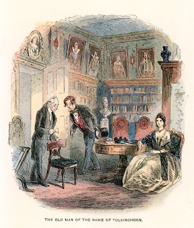 Illustration til Bleak House af Hablot Knight Browne