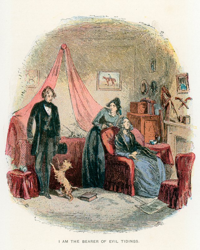Illustration til David Copperfield af Hablot Knight Browne