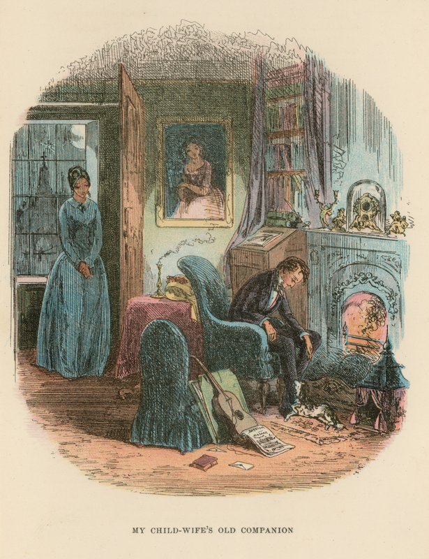 Illustration til David Copperfield af Hablot Knight Browne