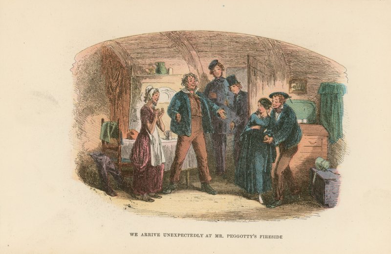 Illustration til David Copperfield af Hablot Knight Browne