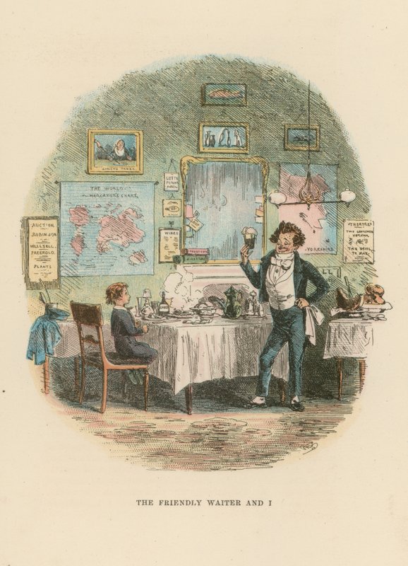 Illustration til David Copperfield af Hablot Knight Browne