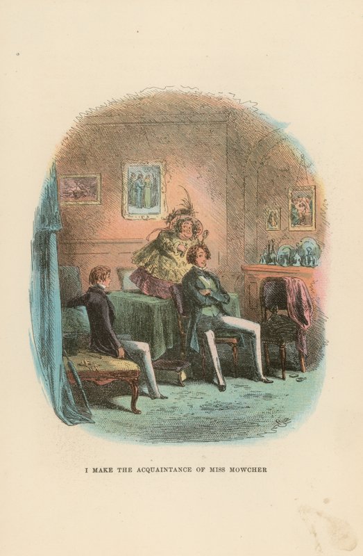 Illustration til David Copperfield af Hablot Knight Browne