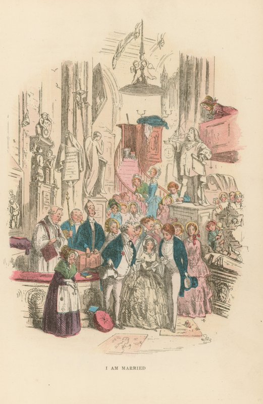 Illustration til David Copperfield af Hablot Knight Browne