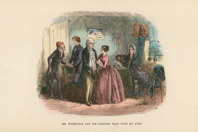 Illustration til David Copperfield af Hablot Knight Browne