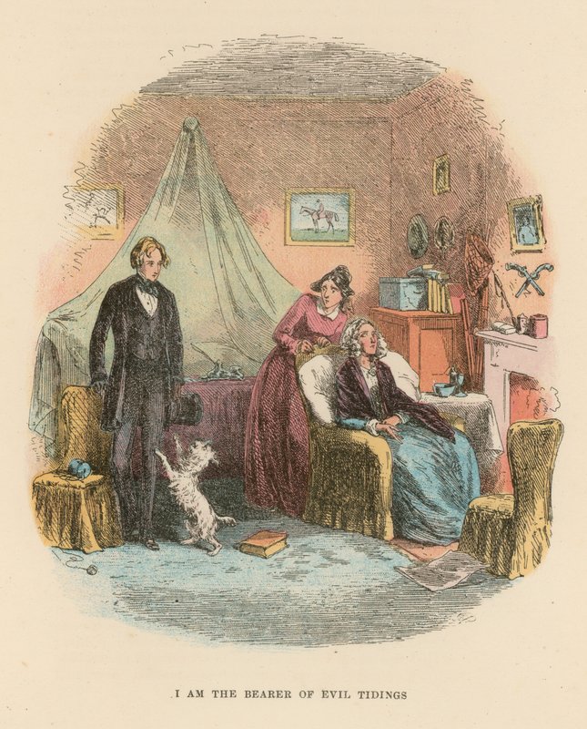 Illustration til David Copperfield af Hablot Knight Browne