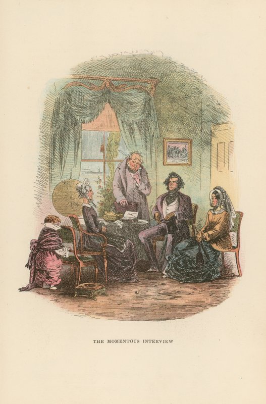 Illustration til David Copperfield af Hablot Knight Browne