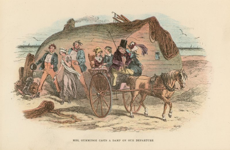 Illustration til David Copperfield af Hablot Knight Browne