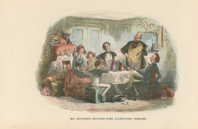 Illustration til David Copperfield af Hablot Knight Browne