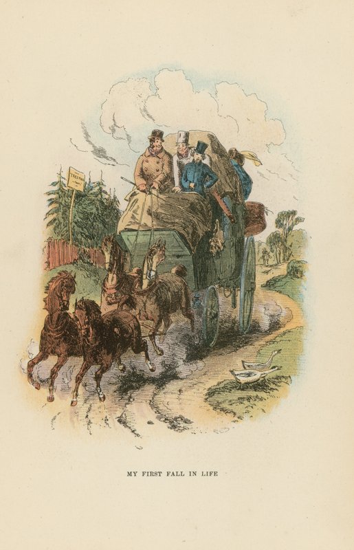 Illustration til David Copperfield af Hablot Knight Browne