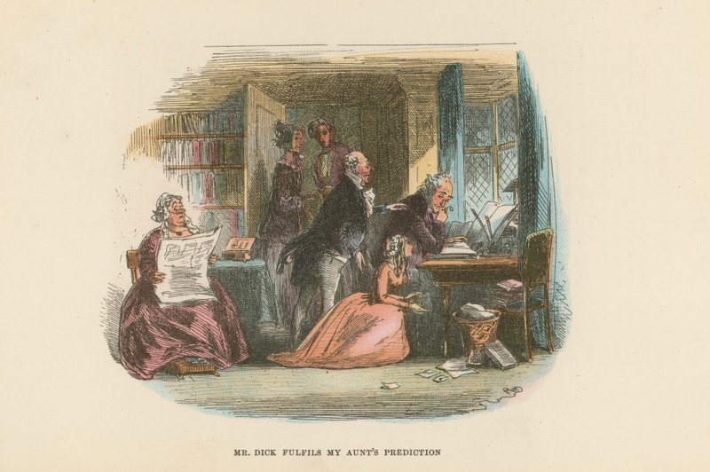 Illustration til David Copperfield af Hablot Knight Browne