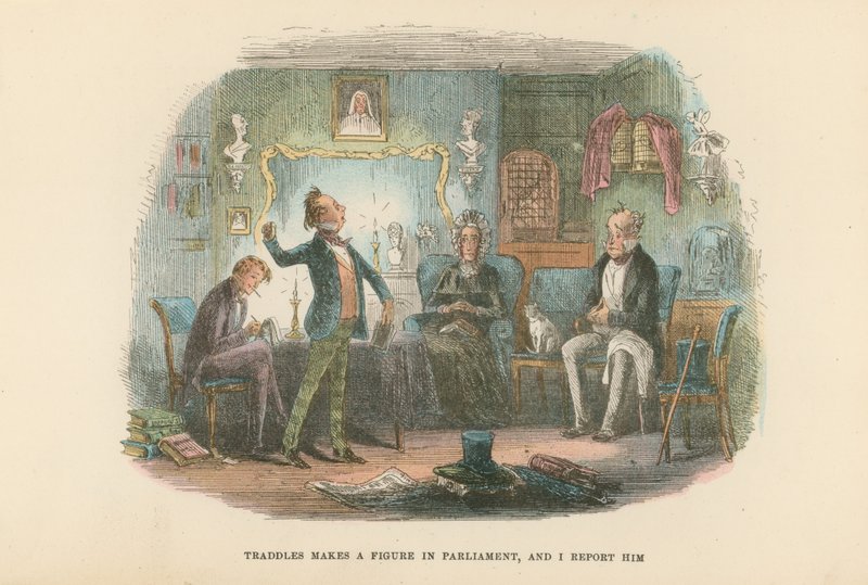 Illustration til David Copperfield af Hablot Knight Browne