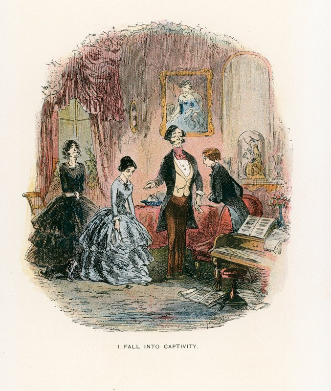 Illustration til David Copperfield af Hablot Knight Browne