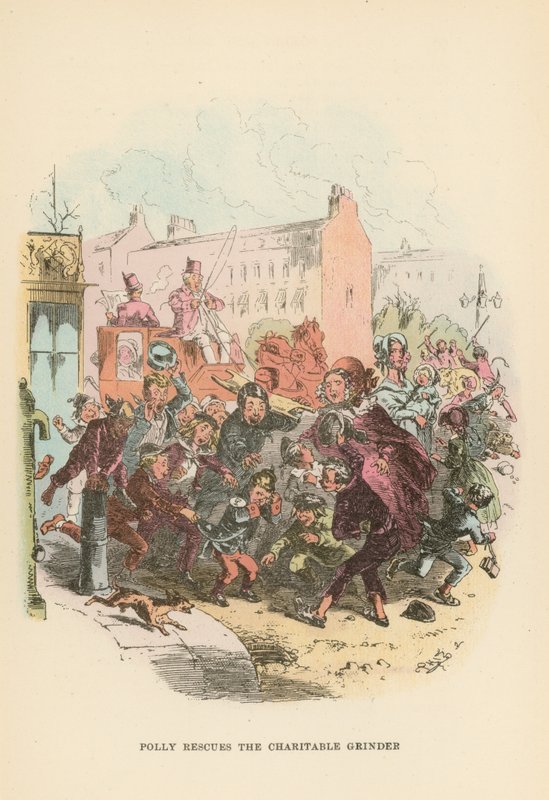 Illustration til Dombey og søn af Hablot Knight Browne