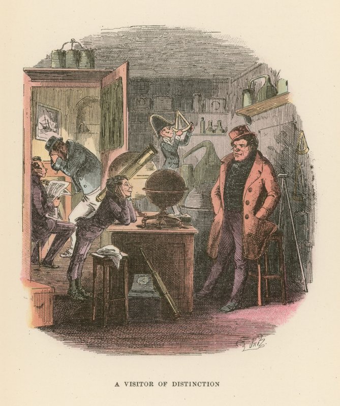 Illustration til Dombey og søn af Hablot Knight Browne