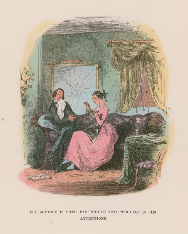 Illustration til Martin Chuzzlewit af Hablot Knight Browne