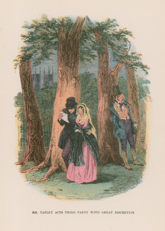 Illustration til Martin Chuzzlewit af Hablot Knight Browne