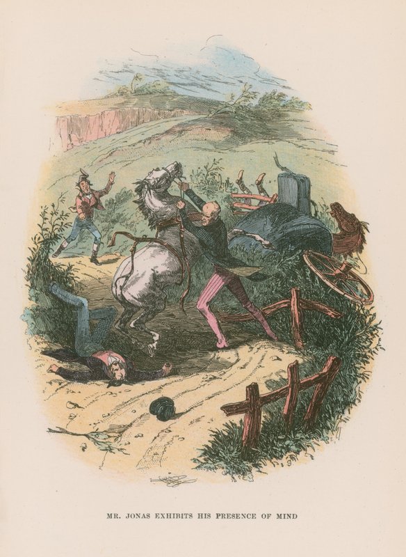 Illustration til Martin Chuzzlewit af Hablot Knight Browne