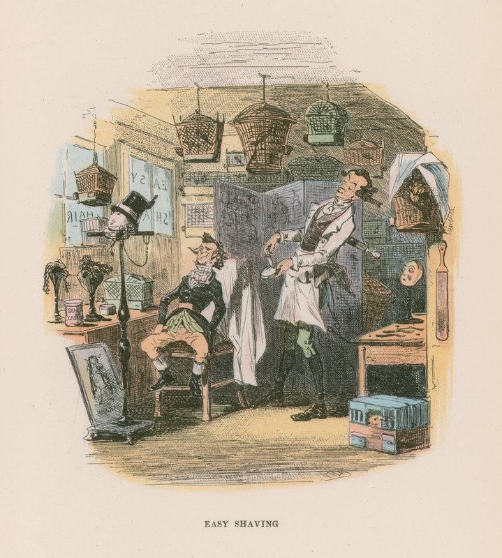 Illustration til Martin Chuzzlewit af Hablot Knight Browne