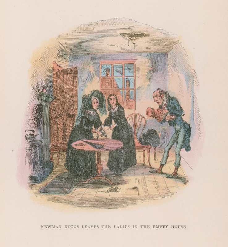 Illustration til Nicholas Nickleby af Hablot Knight Browne