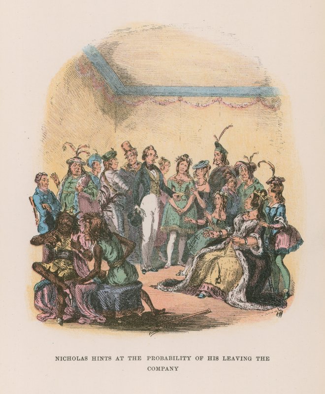 Illustration til Nicholas Nickleby af Hablot Knight Browne