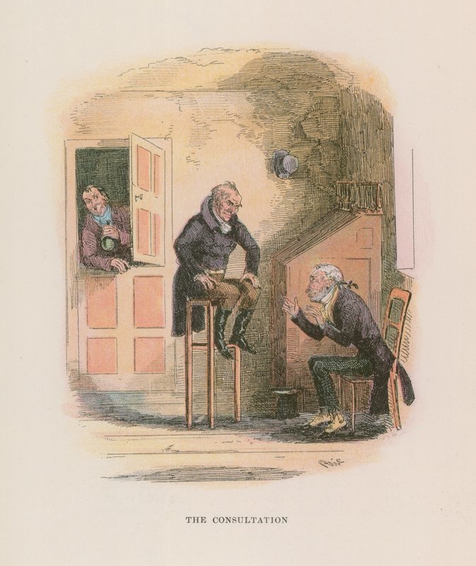 Illustration til Nicholas Nickleby af Hablot Knight Browne