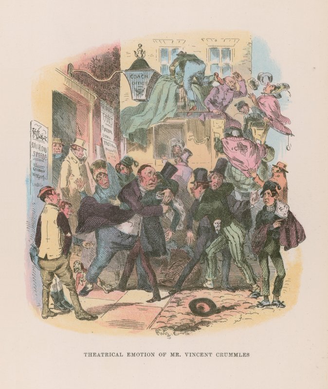 Illustration til Nicholas Nickleby af Hablot Knight Browne