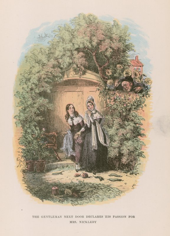 Illustration til Nicholas Nickleby af Hablot Knight Browne