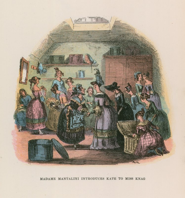Illustration til Nicholas Nickleby af Hablot Knight Browne