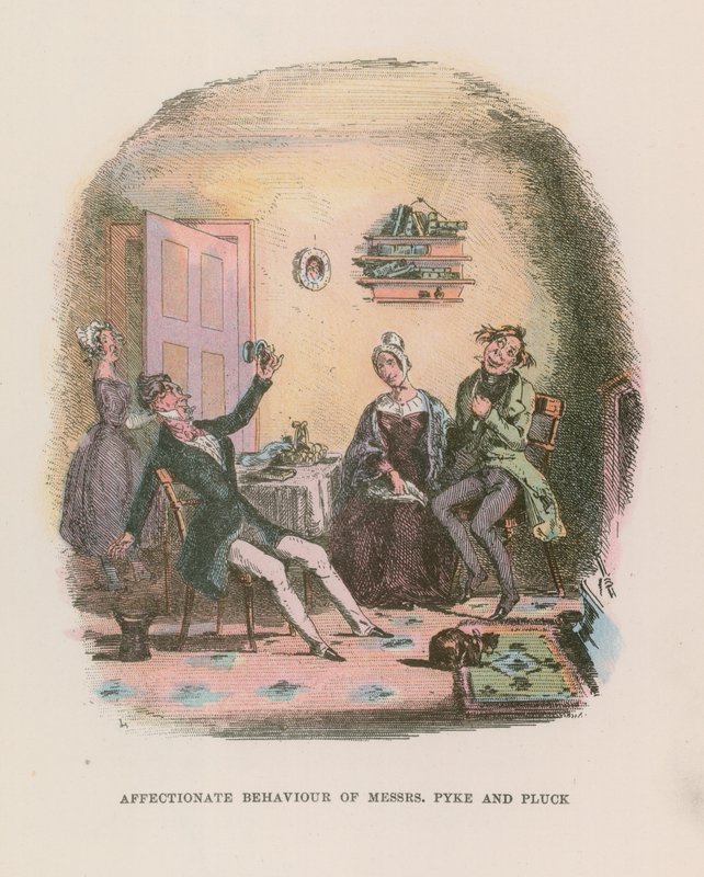 Illustration til Nicholas Nickleby af Hablot Knight Browne