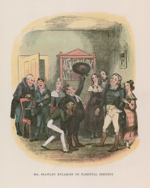 Illustration til Nicholas Nickleby af Hablot Knight Browne