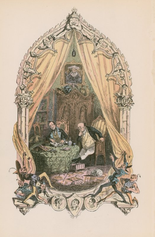 Illustration til Pickwick Papers af Hablot Knight Browne