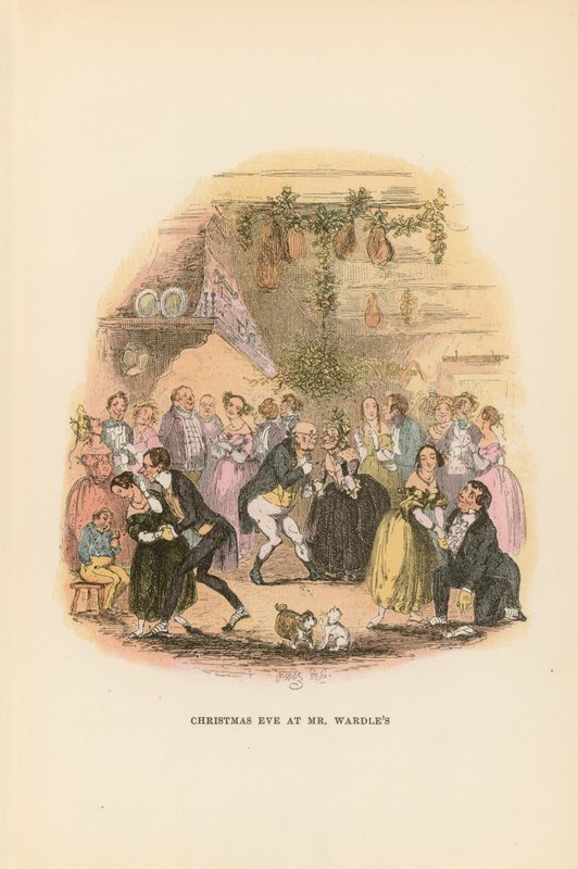 Illustration til Pickwick Papers af Hablot Knight Browne