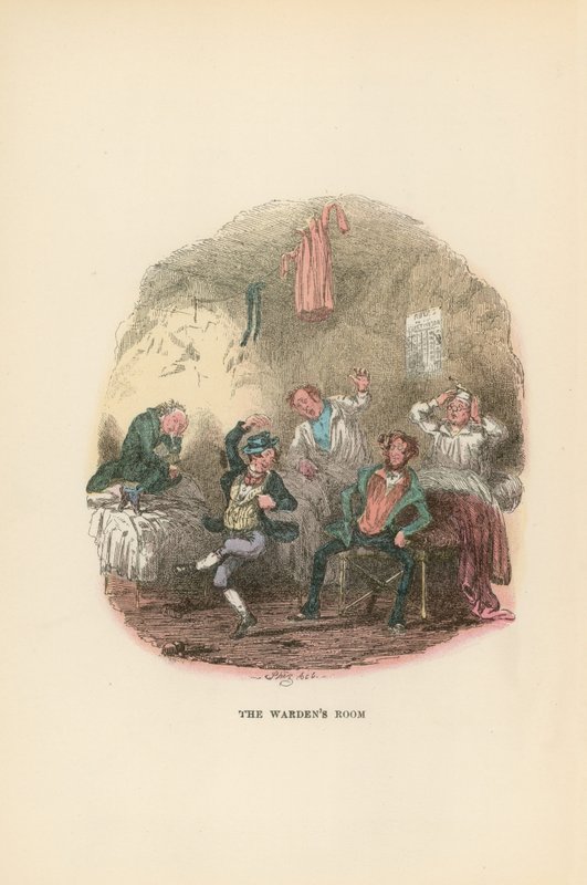 Illustration til Pickwick Papers af Hablot Knight Browne
