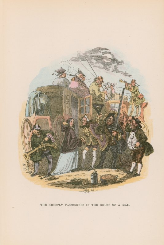 Illustration til Pickwick Papers af Hablot Knight Browne