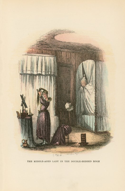 Illustration til Pickwick Papers af Hablot Knight Browne