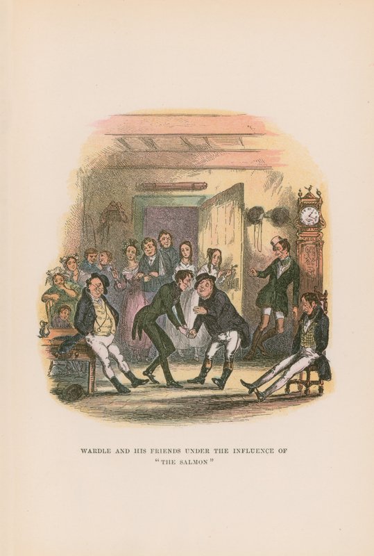 Illustration til Pickwick Papers af Hablot Knight Browne