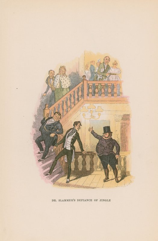 Illustration til Pickwick Papers af Hablot Knight Browne